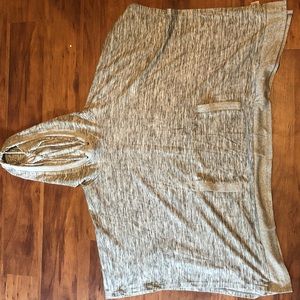 Soft Grey Poncho